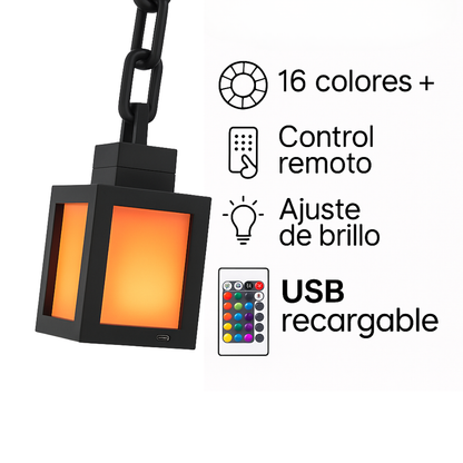 Lámpara retro pixel – 16 colores