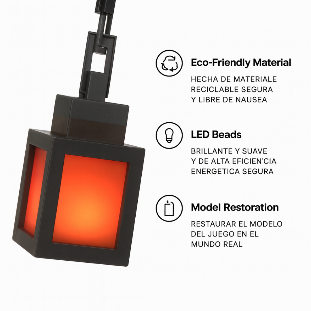 Lámpara retro pixel – 16 colores