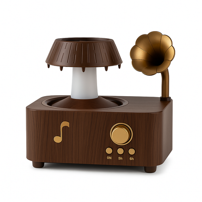 Humidificador Retro de Lluvia con Aromaterapia