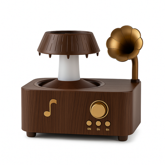 Humidificador Retro de Lluvia con Aromaterapia